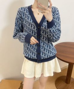 24秋冬 クリスチャンディオール 女性ファッション カーディガン 2408YDJ195-DI2824