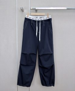 26SS夏服 ミュウミュウ パンツ スラックス?2606BLJ210-MI1617