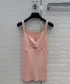 26SS夏服 ミュウミュウ チョッキ タンクトップ2606BLJ210-MI1722