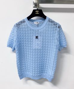 26SS夏服 シャネル 半袖Tシャツ トップス?2606BLJ200-CH1706