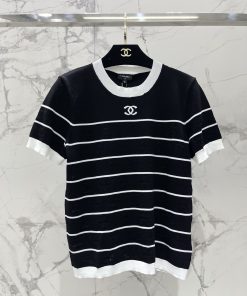 26SS夏服 シャネル 半袖Tシャツ トップス?2606BLJ210-CH1715
