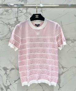 26SS夏服 シャネル 半袖Tシャツ トップス?2606BLJ210-CH1716