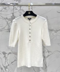 26SS夏服 シャネル 半袖Tシャツ トップス?2606BLJ200-CH1719