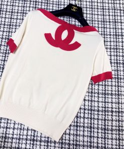 26SS夏服 シャネル 半袖Tシャツ トップス?2606BLJ200-CH1725