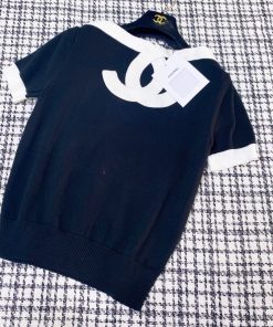 26SS夏服 シャネル 半袖Tシャツ トップス?2606BLJ200-CH1726