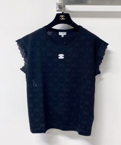 26SS夏服 シャネル 半袖Tシャツ トップス?2606BLJ200-CH1728