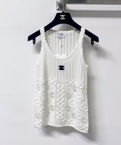 26SS夏服 シャネル チョッキ タンクトップ?2606BLJ210-CH1729