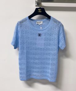 26SS夏服 シャネル 半袖Tシャツ トップス?2606BLJ200-CH1735