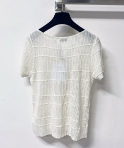 26SS夏服 シャネル 半袖Tシャツ トップス?2606BLJ180-CH1736