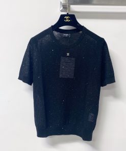 26SS夏服 シャネル 半袖Tシャツ トップス?2606BLJ190-CH1740