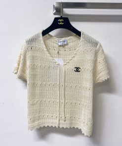 26SS夏服 シャネル 半袖Tシャツ トップス?2606BLJ190-CH1741