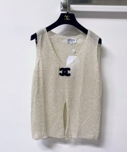26SS夏服 シャネル チョッキ タンクトップ?2606BLJ200-CH1742