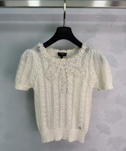26SS夏服 シャネル 半袖Tシャツ トップス?2606BLJ270-CH1772