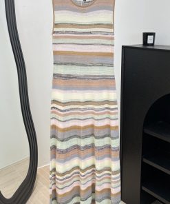 26SS夏服 シャネル ワンピースドレス?2606BLJ365-CH1807