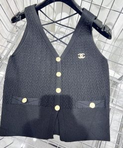 26SS夏服 シャネル チョッキ タンクトップ?2606BLJ160-CH1829