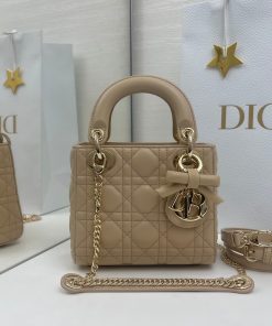 クリスチャンディオール D-Lite 2WAY 手提げ袋 斜め挂けバッグ26016YTJ000-6603-1