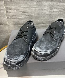 2026靴人気商品 バレンシアガ シューズ ダービーシューズ 男着 2607JTJ410-BA2861
